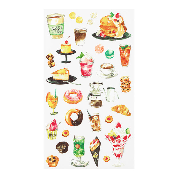 Midori Transfer Stickers - Snacks