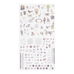 Midori Planner Stickers- Color Lavender