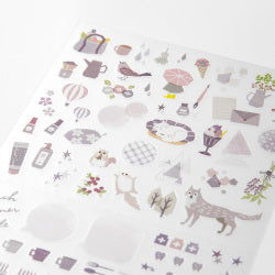 Midori Planner Stickers- Color Lavender