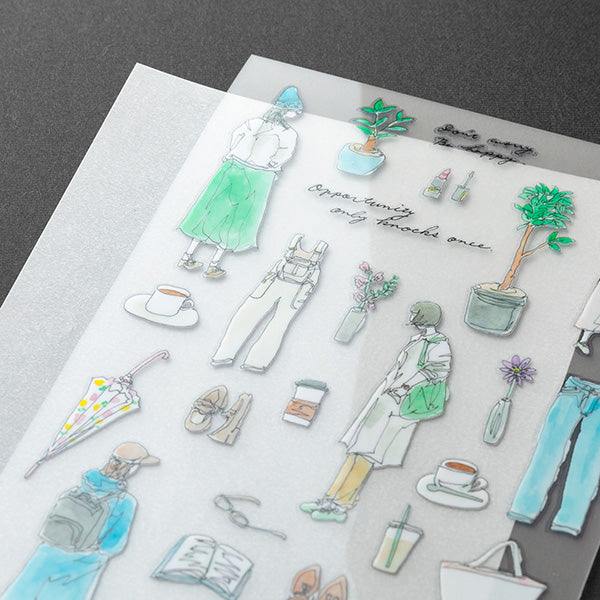 Midori Transfer Stationery Stickers - Fashion