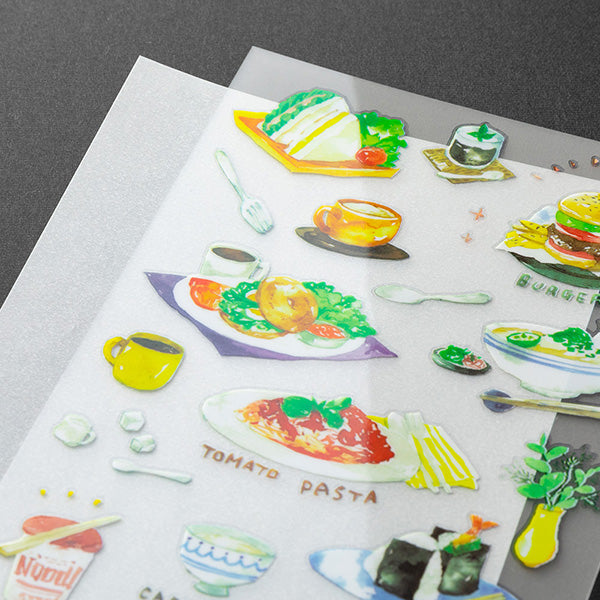 Midori Transfer Stationery Stickers - Lunch