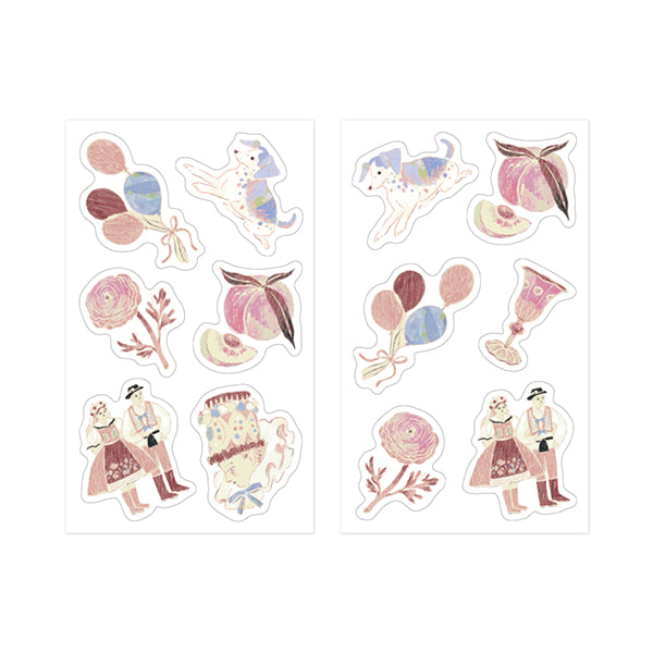 Midori Decoration Sticker- Pink