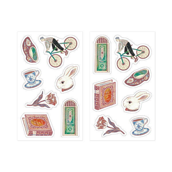 Midori Decoration Sticker- Red