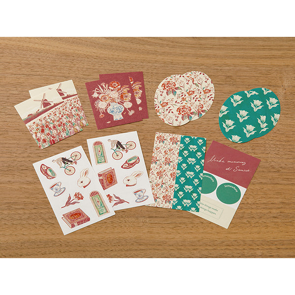 Midori Decoration Sticker- Red