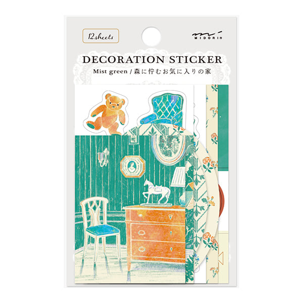 Midori Decoration Sticker- Green