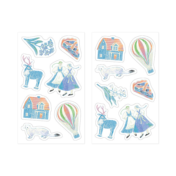 Midori Decoration Sticker- Light Blue