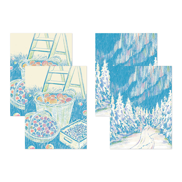 Midori Decoration Sticker- Light Blue