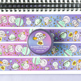 Robot Dance Battle -Bunnies in Space Glitter Washi