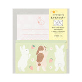 Midori Mini Letter Set - Hungry Rabbit