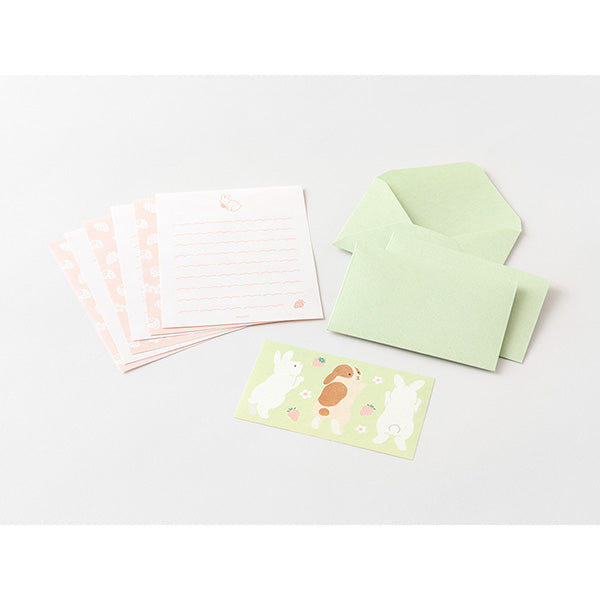 Midori Mini Letter Set - Hungry Rabbit