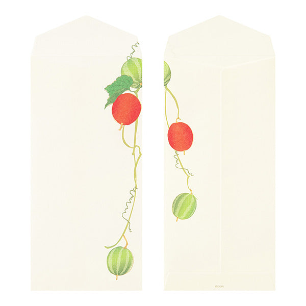 Midori Envelopes - Four Designs Autumn Berries S2