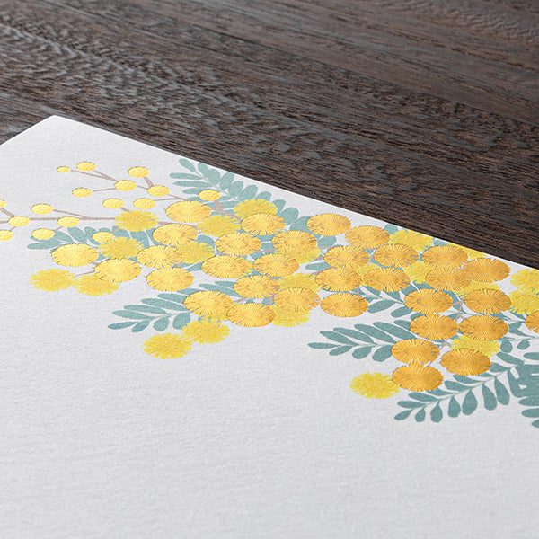 Midori - Foil Stamping - Mimosa Letter Pad (159)