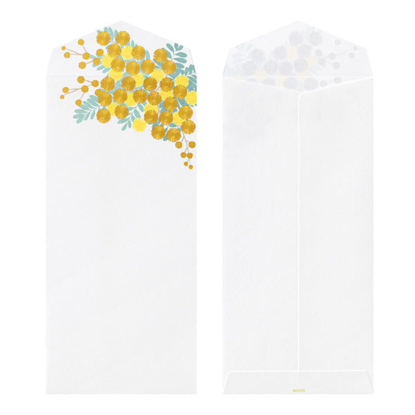 Midori Envelopes 160 Foil Stamping Mimosa