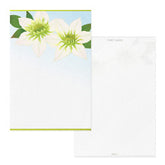 Midori Post Card 783 Foil Stamping Clematis