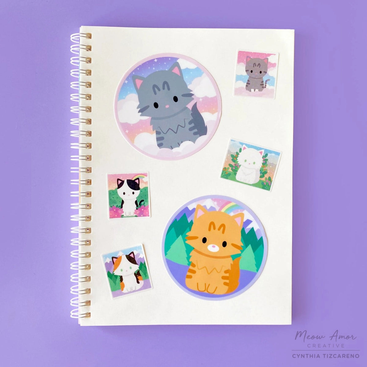 Meow Armor Creative - Reusable Sticker Book