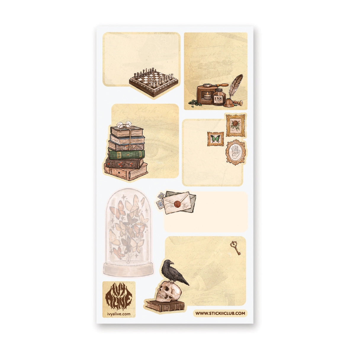 Quoth the Raven Sticker Sheet