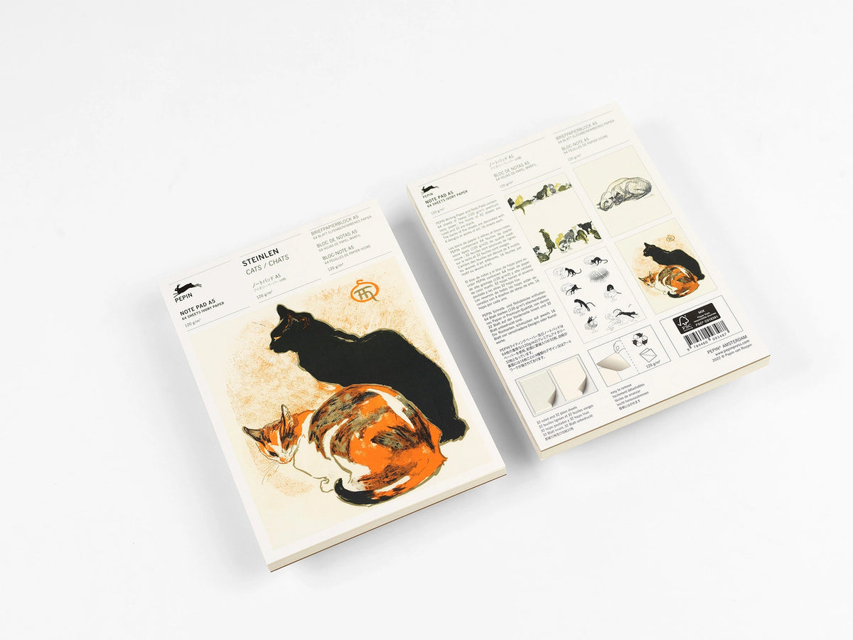 Pepin Notepad A5 - Steinlen Cats