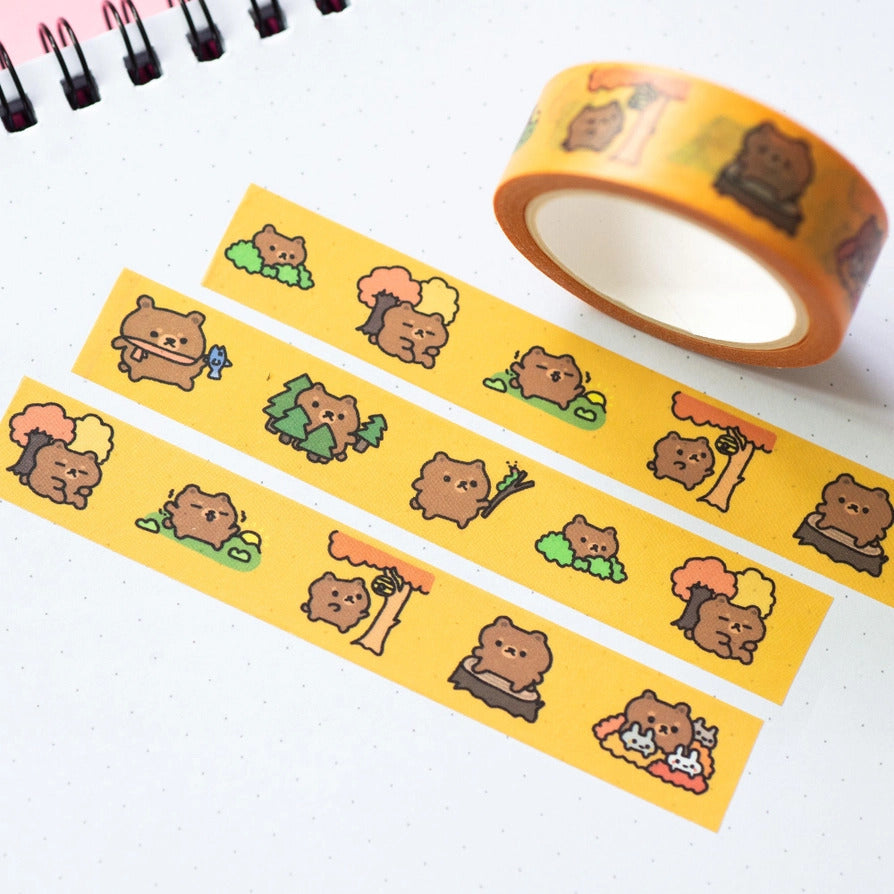 Robot Dance Battle - Bear Stuff Washi Tape