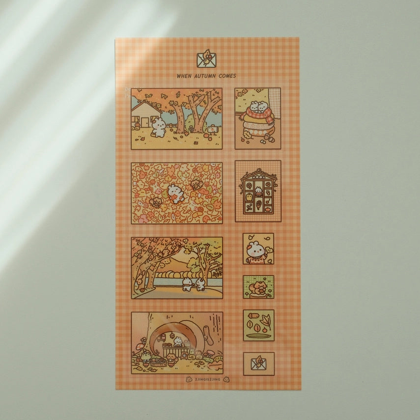 2jingis2jing - Sticker Sheet - When Autumn Comes