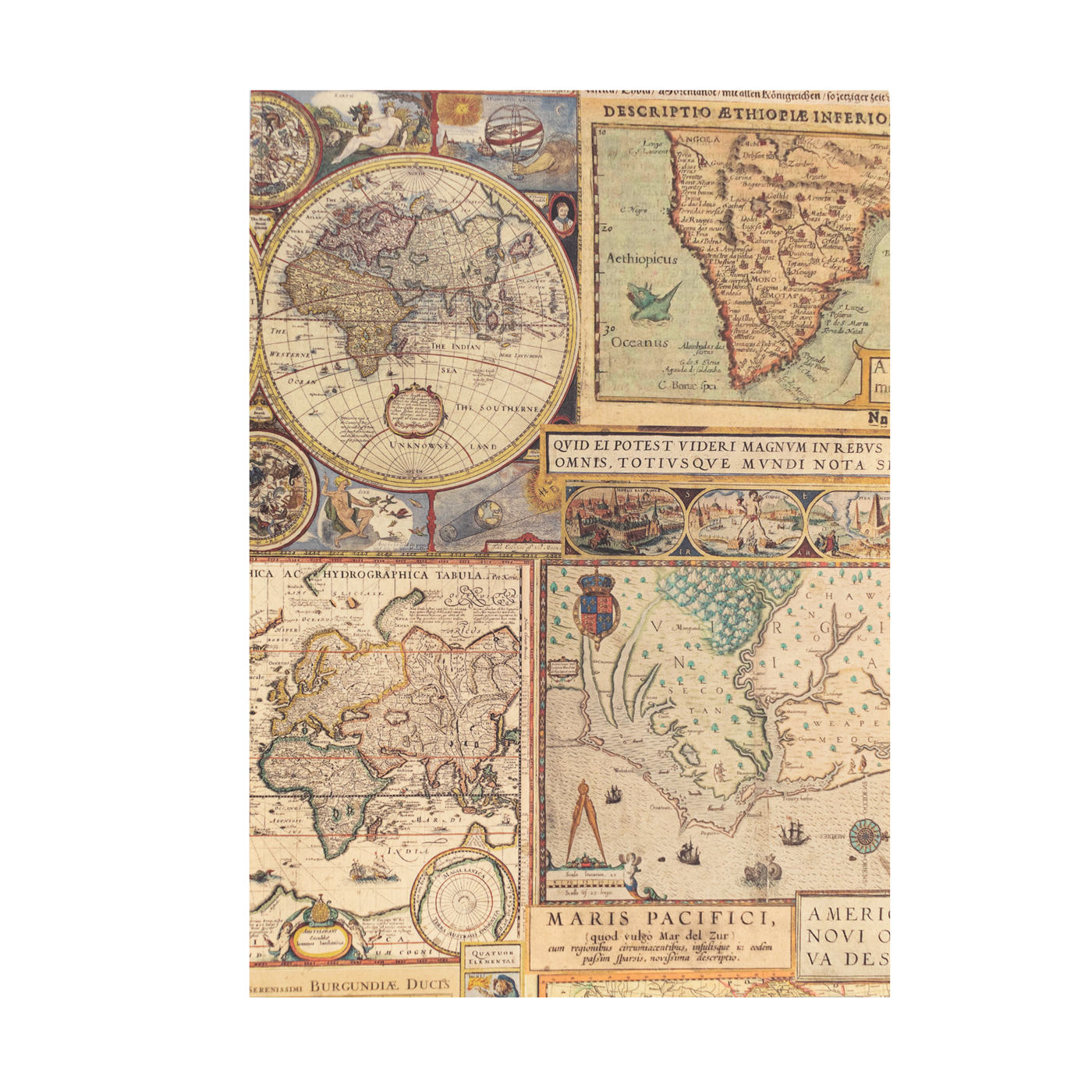 San Lorenzo A5 Notepad - Maps