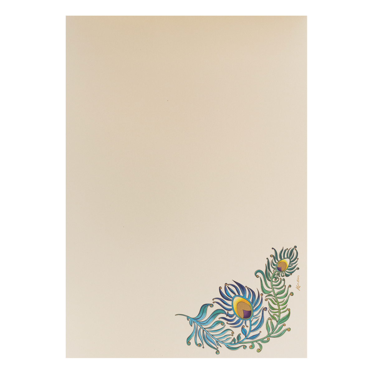 San Lorenzo A5 Notepad - Peacock