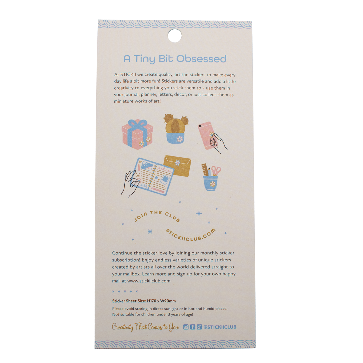 STICKII Sticker Sheet - Antique Ephemera