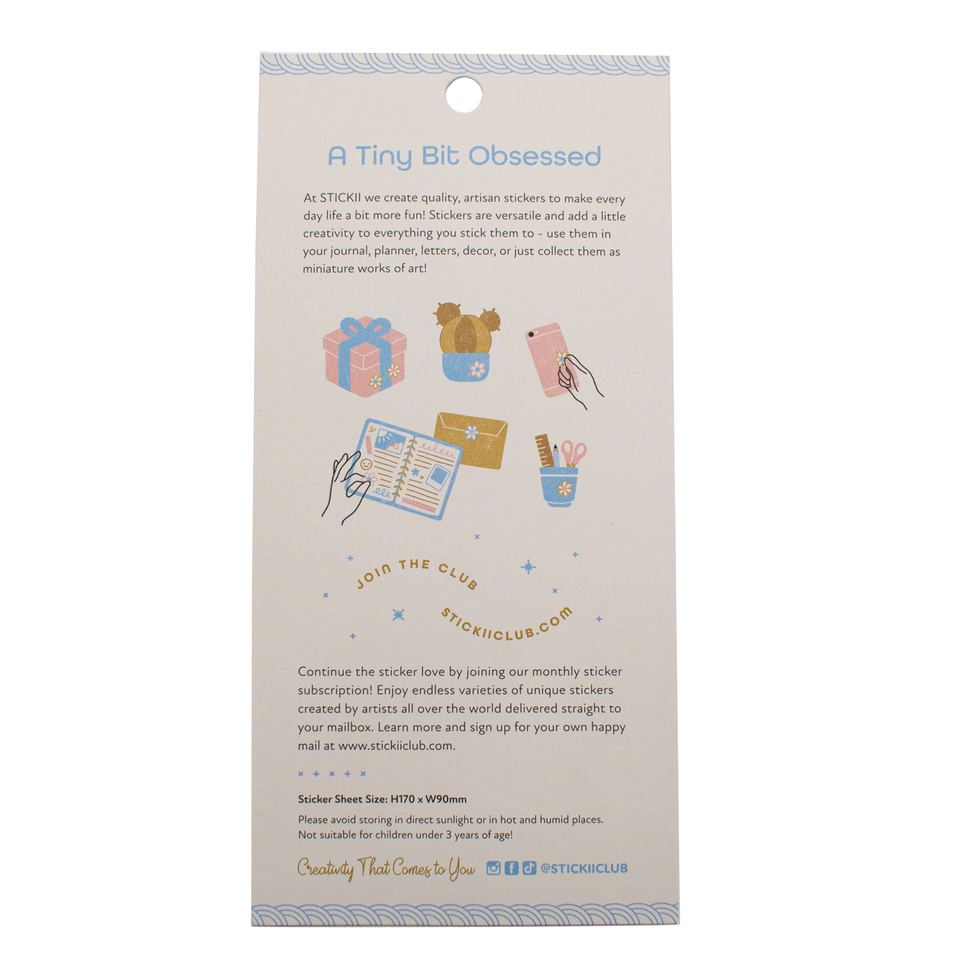 STICKII Sticker Sheet - Antique Ephemera