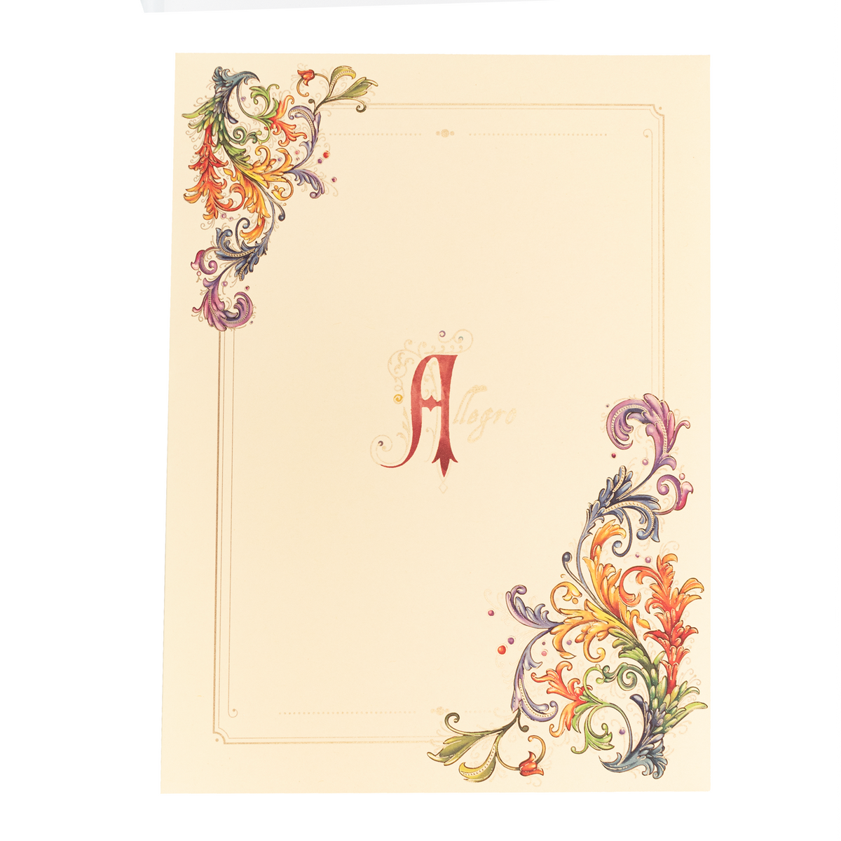 San Lorenzo Writing Sheet Portfolio - Allegro