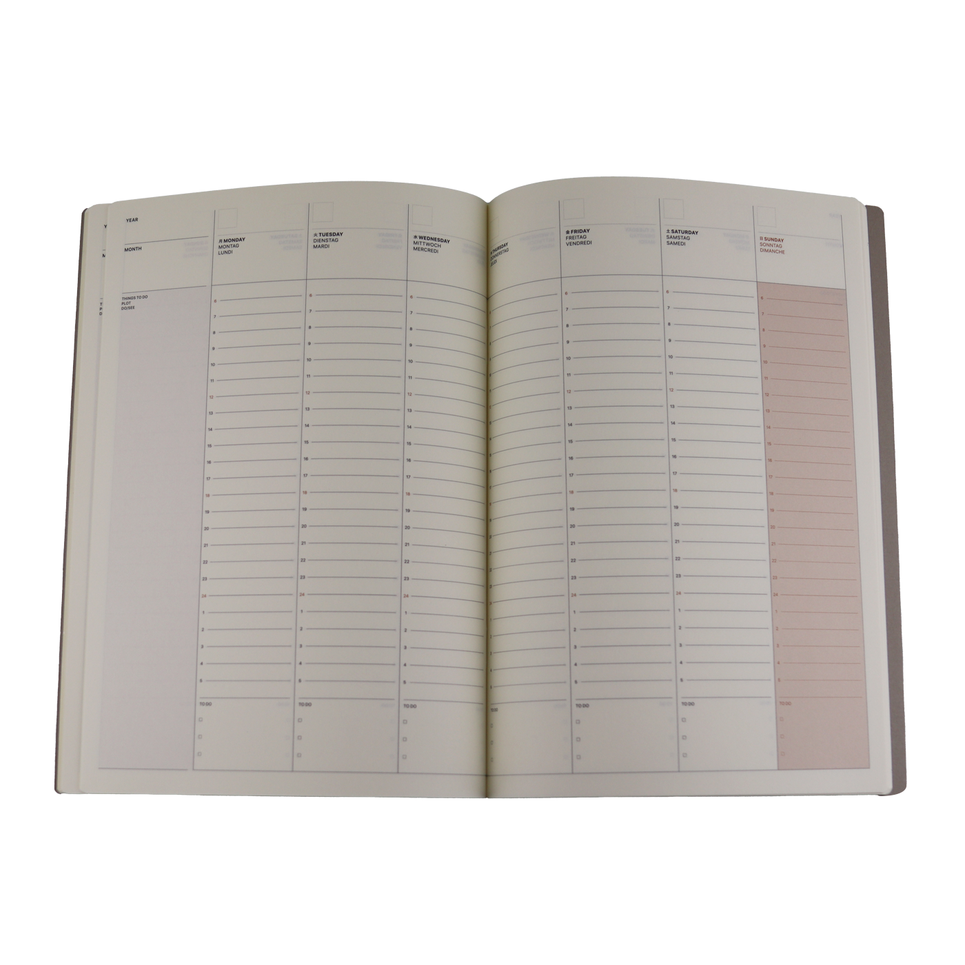 Laconic style Notebook A5 -Weekly