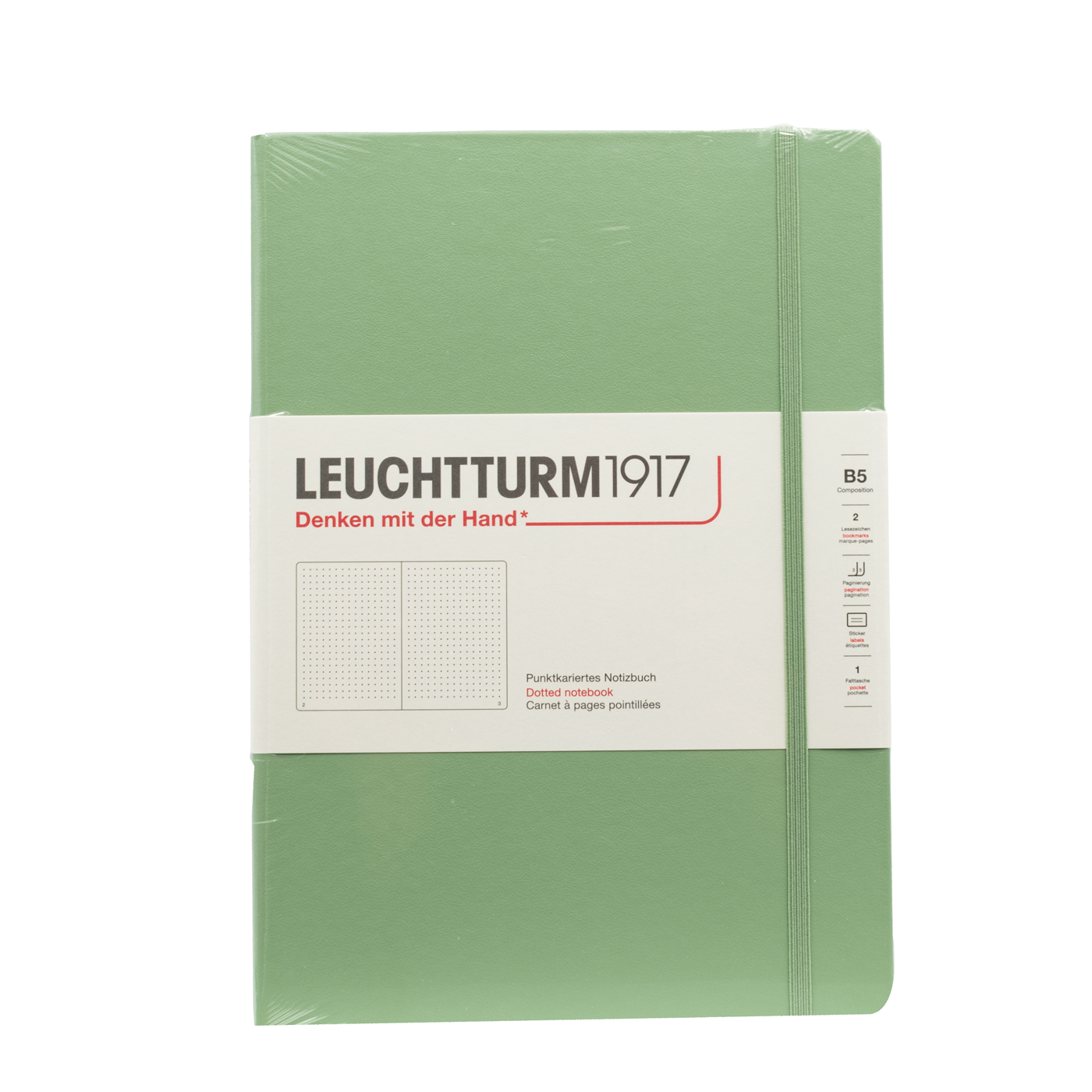 Agenda Settimanale LEUCHTTURM1917 2026 - Formato B5 (17.8x25.4 Cm), Copertina Rigida, Dusty Rose, Inglese