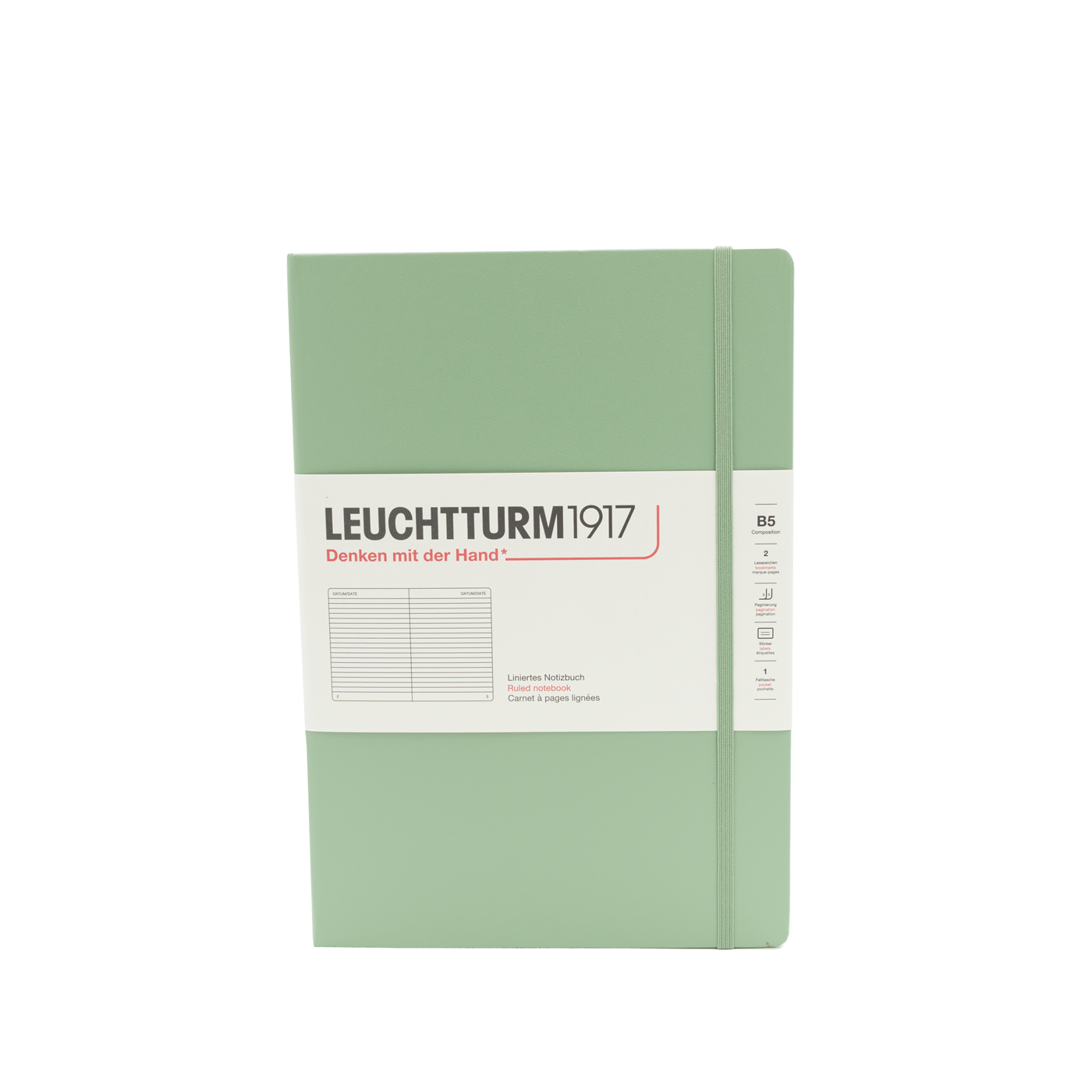 Leuchtturm1917 B5 Composition Hardcover Notebook - Sage