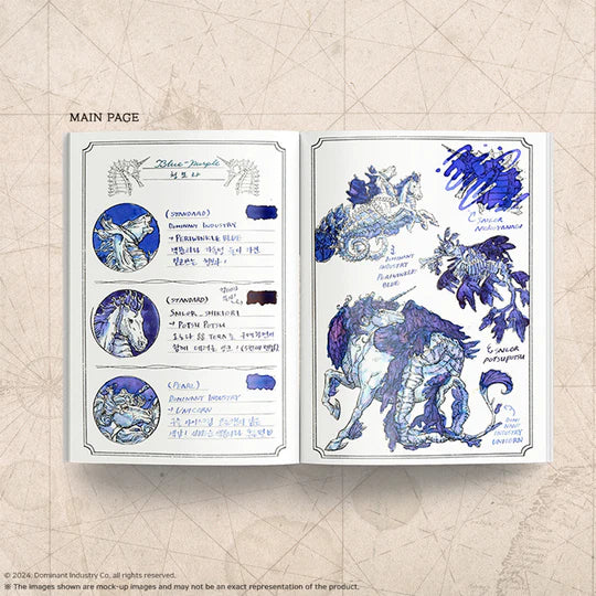 Dominant Industry - Ink Archiving Book - A Log of Atlantis