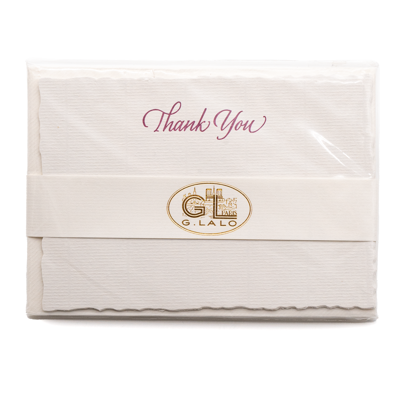 G. Lalo Thank You Deckle Edge Cards