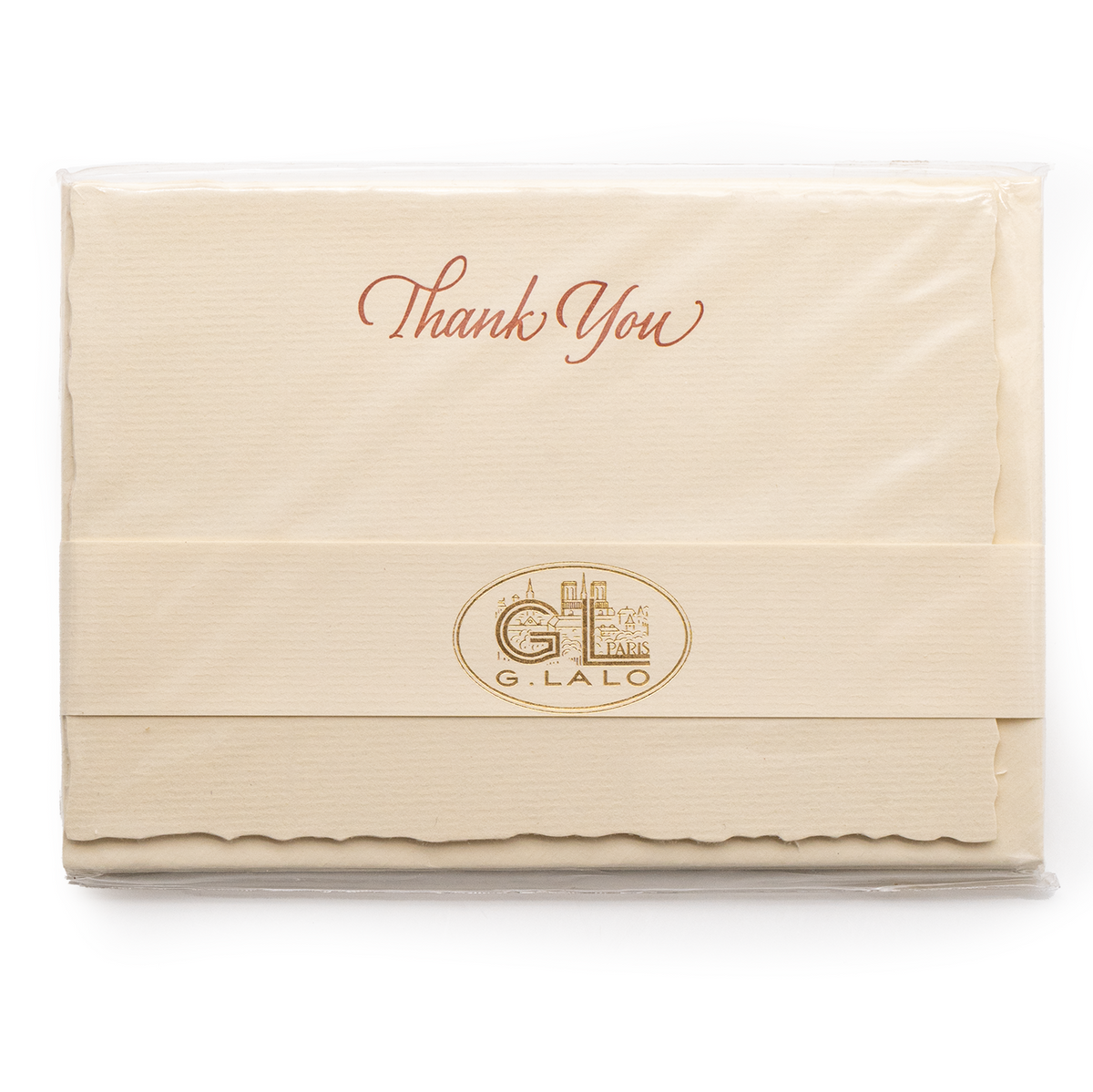 G. Lalo Thank You Deckle Edge Cards