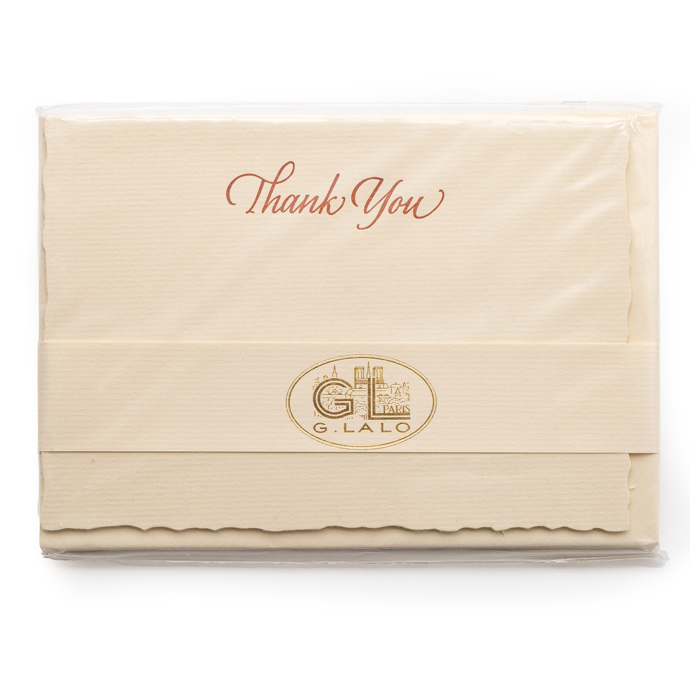 G. Lalo Thank You Deckle Edge Cards