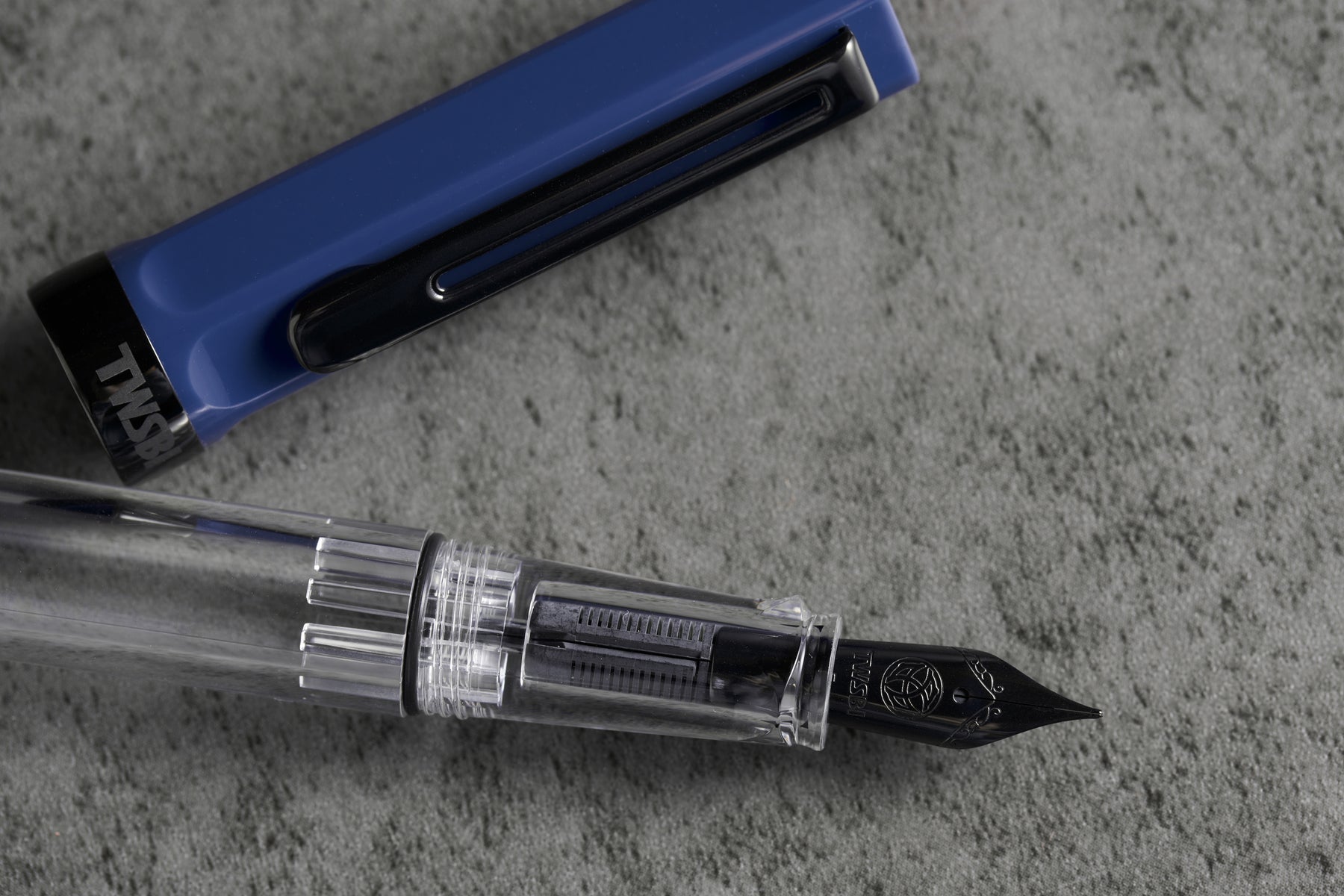 TWSBI ECO Slate Blue/Onyx Fountain