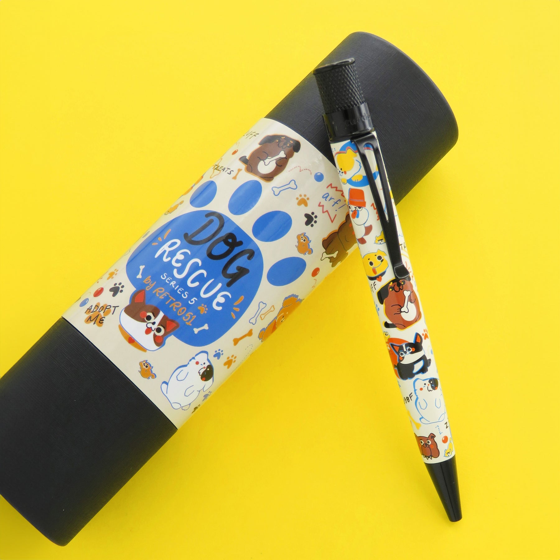 Retro 1951 "Rescue" Dog Rescue Ballpoint Edition 5