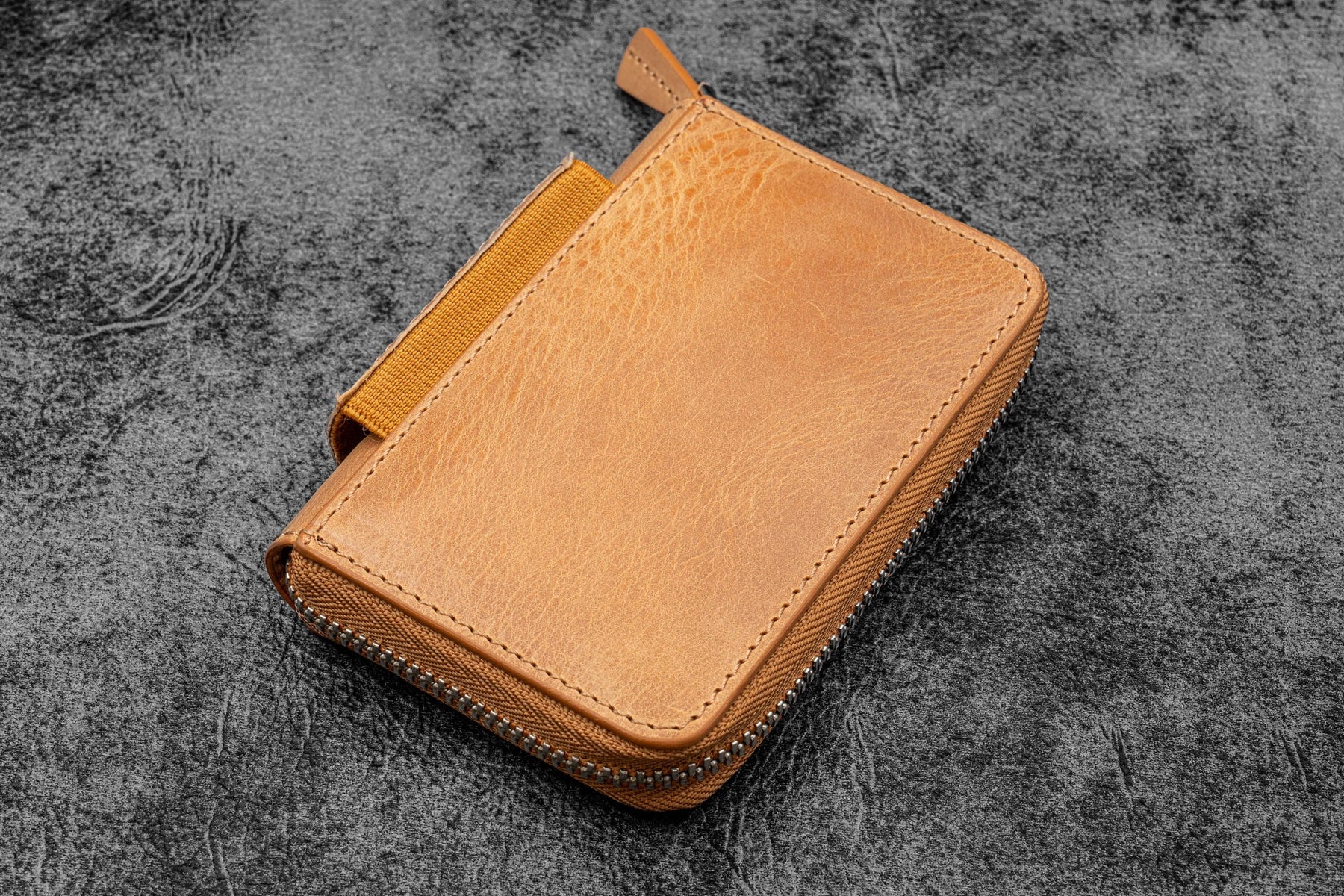 Galen Leather Co. EDC Wallet - Crazy Horse Honey