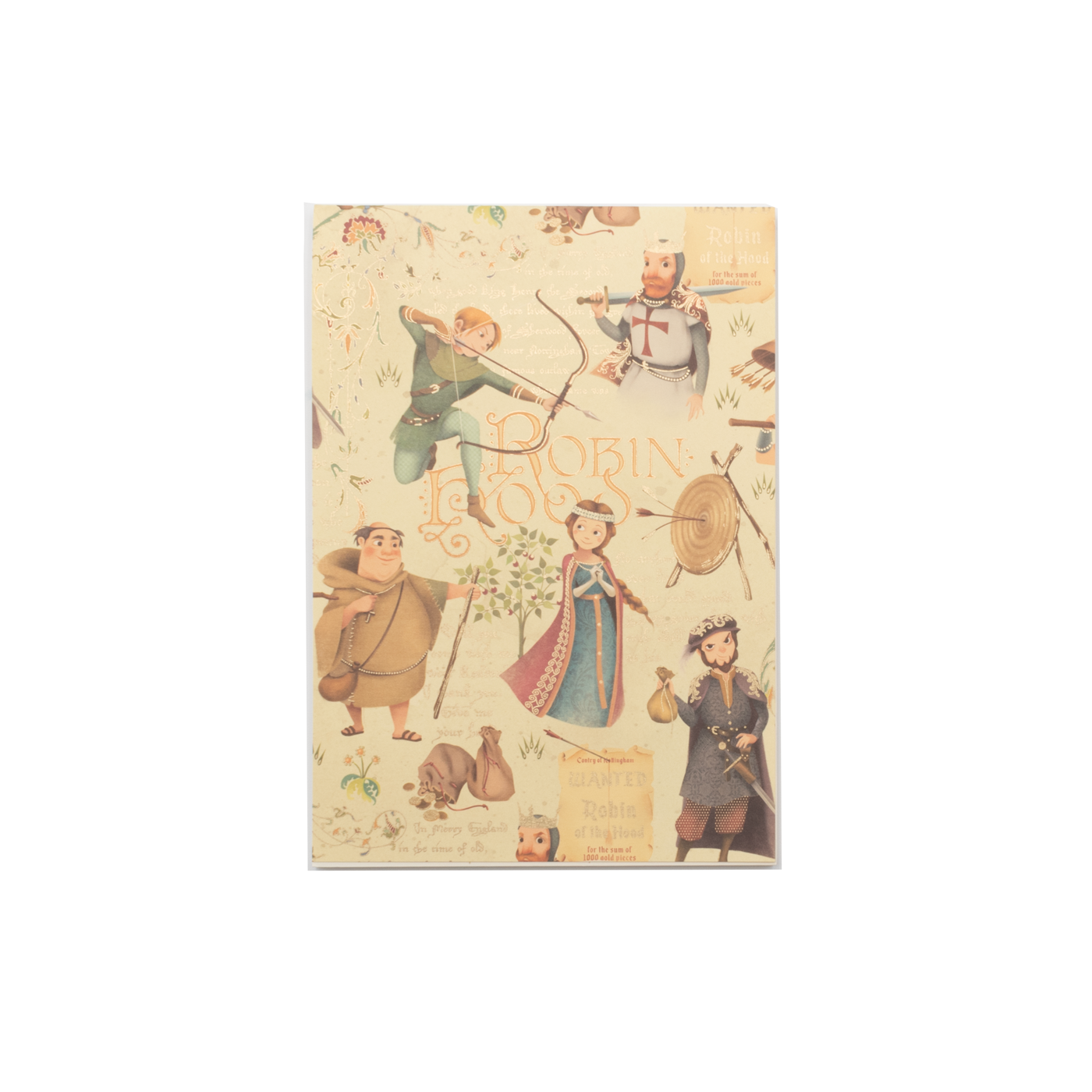 San Lorenzo A5 Notepad - Robin Hood