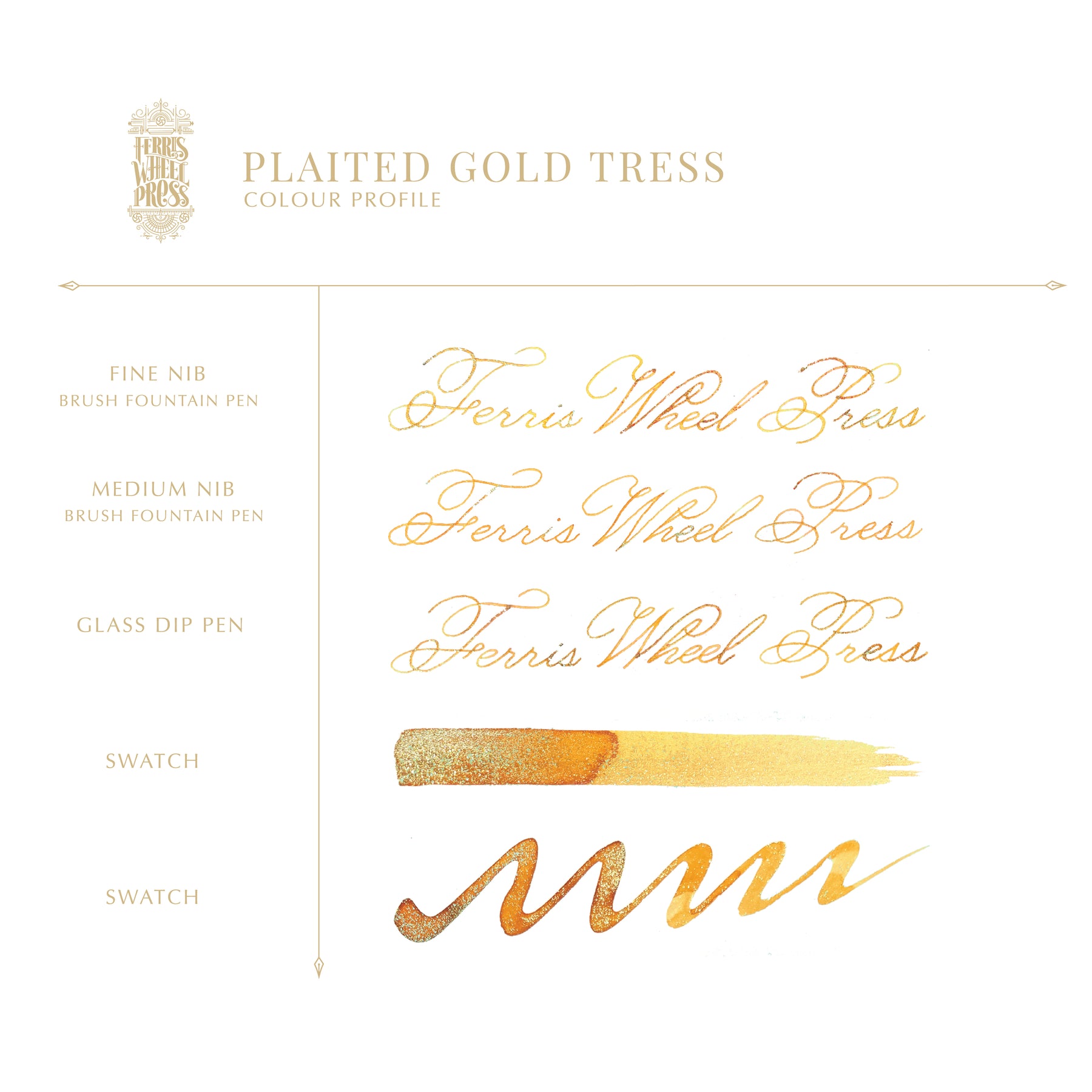 Ferris Wheel Press - Once Upon A Time - Plaited Gold Tress