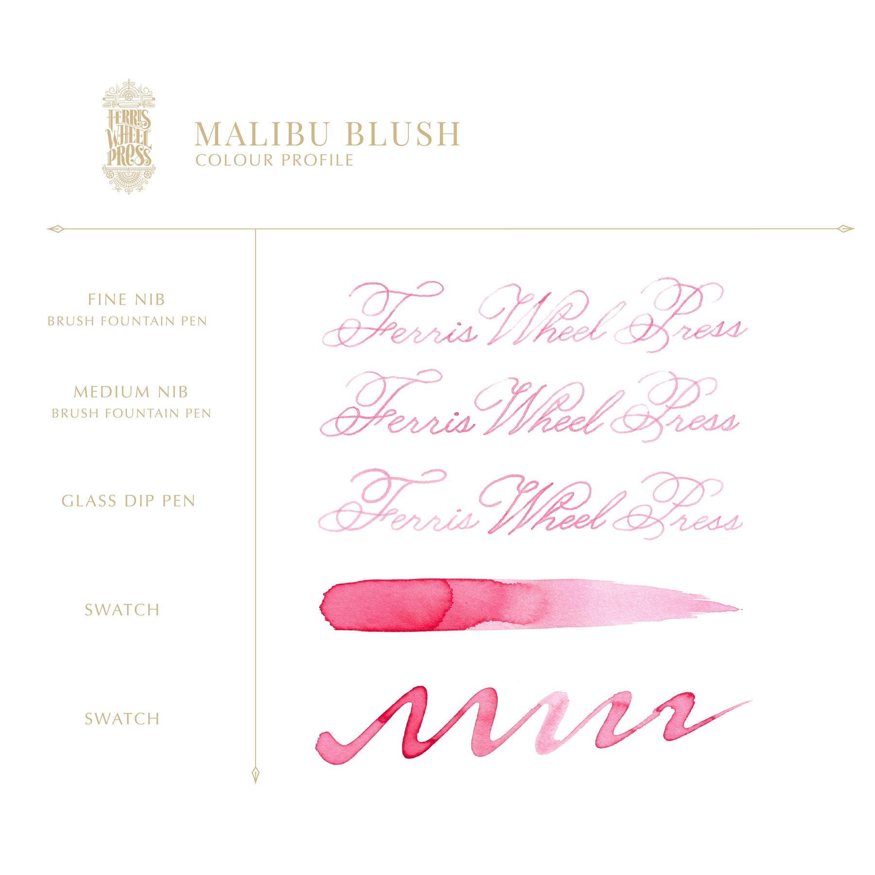 Ferris Wheel Press - Dreaming in California Collection - Malibu Blush