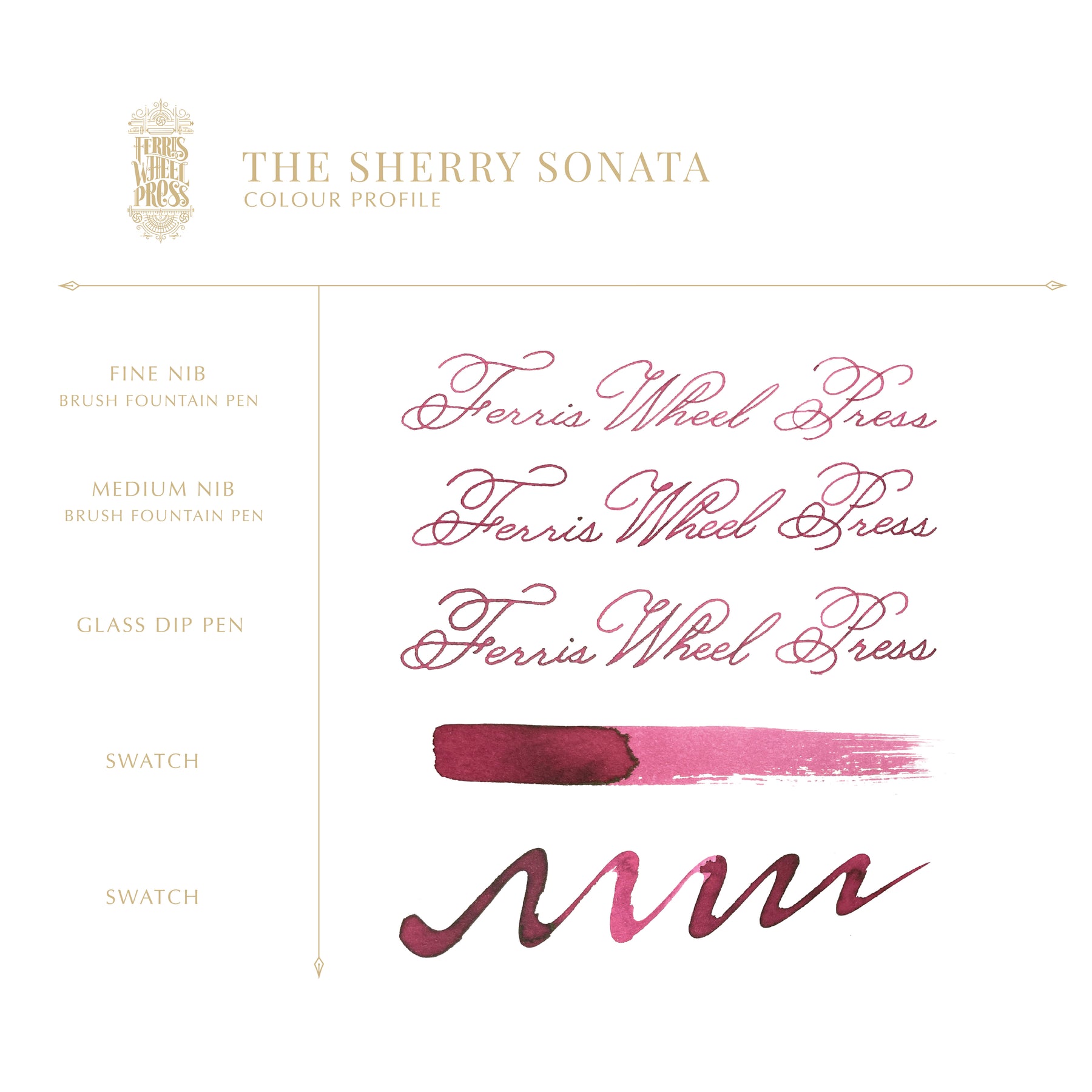 Ferris Wheel Press - The Midnight Masquerade Collection - The Sherry Sonata