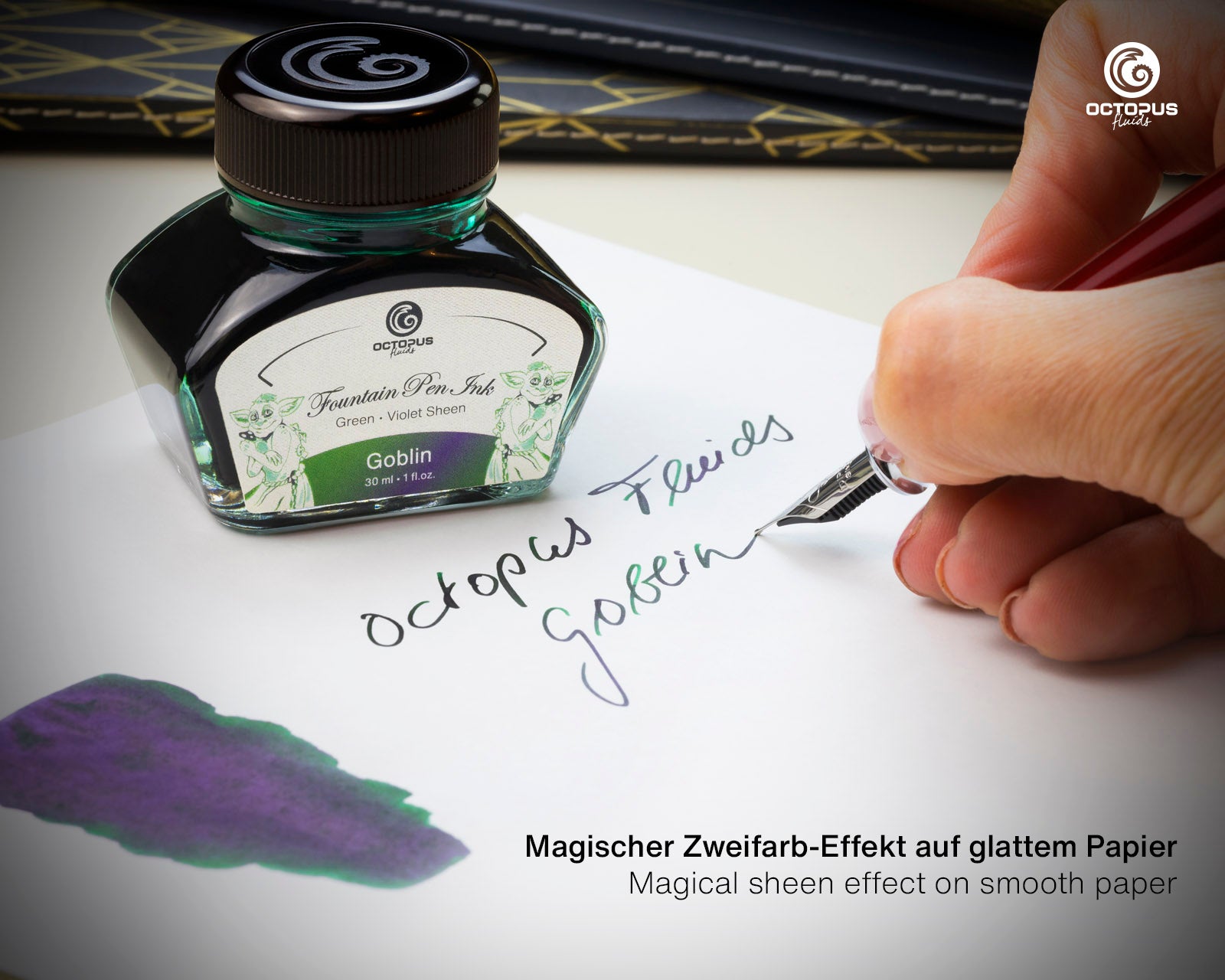Octopus Sheening Ink- Goblin Green