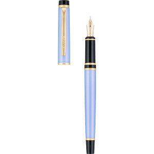 Pilot Grance - Pearl Light Blue with Gold Trim Fountain
