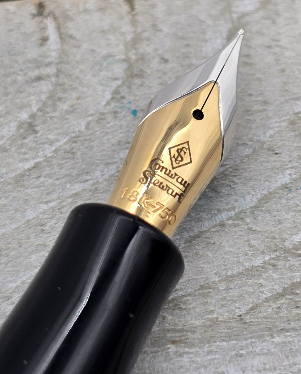 Conway Stewart Churchill Demo with Silver Trim