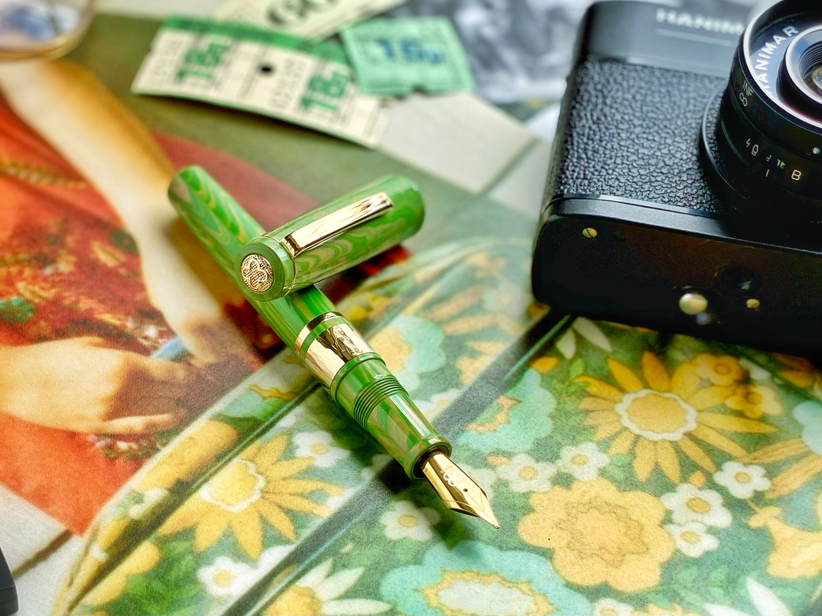 Esterbrook Model J Lotus Green Ebonite Fountain