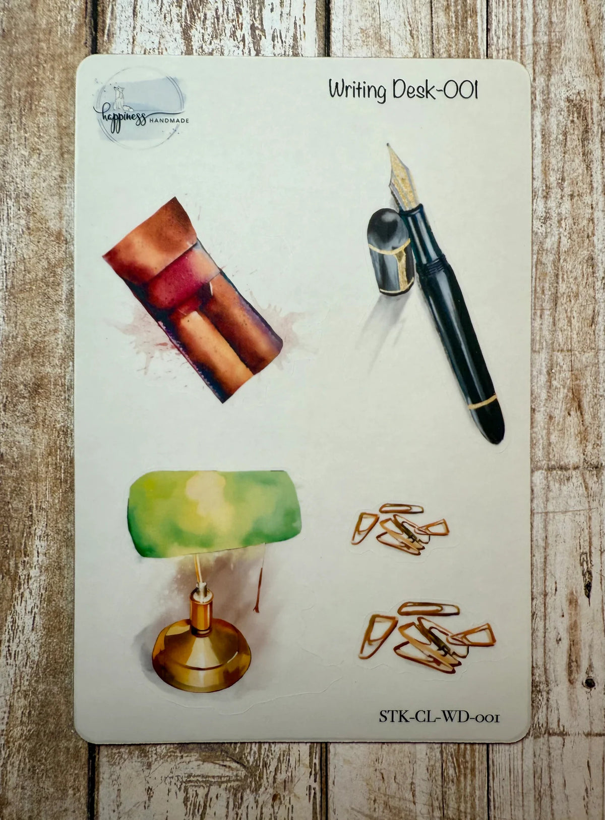 Happiness Handmade - Writing Desk Sticker Sheet