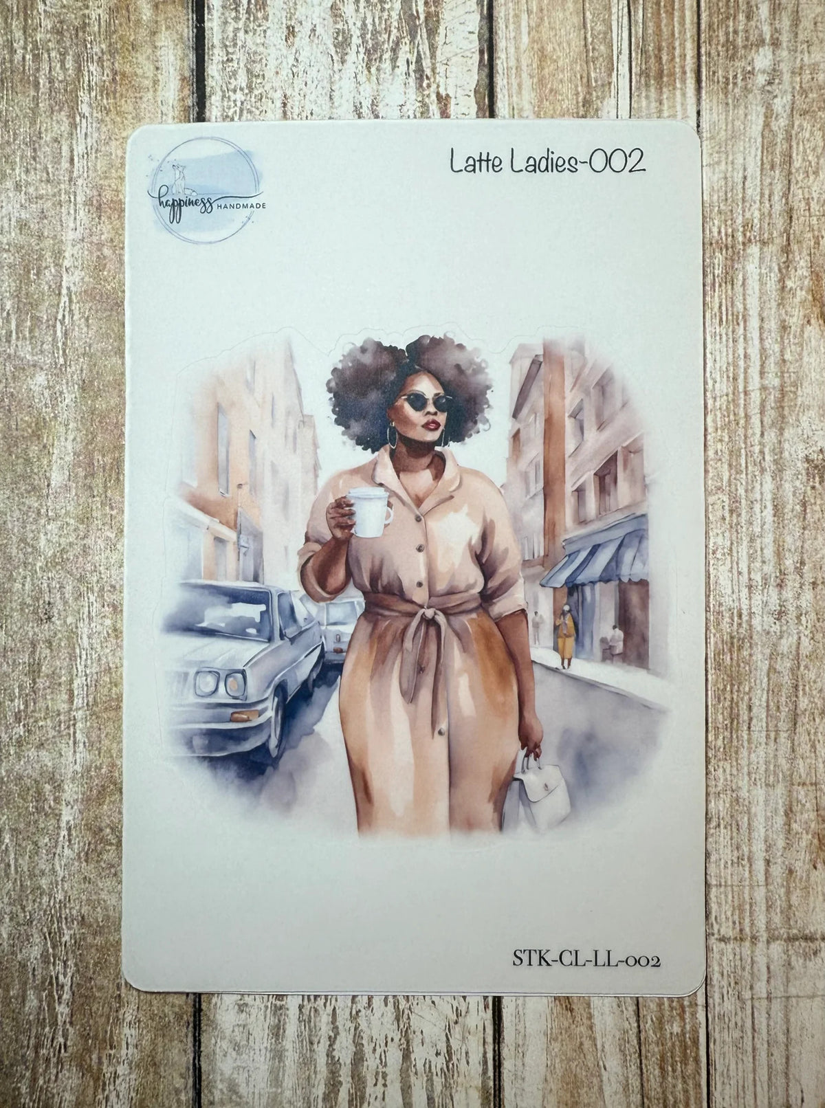 Happiness Handmade - Latte Ladies Sticker Sheets