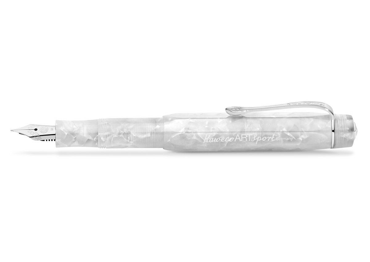 Kaweco Art Sport Mineral White Acrylic Fountain