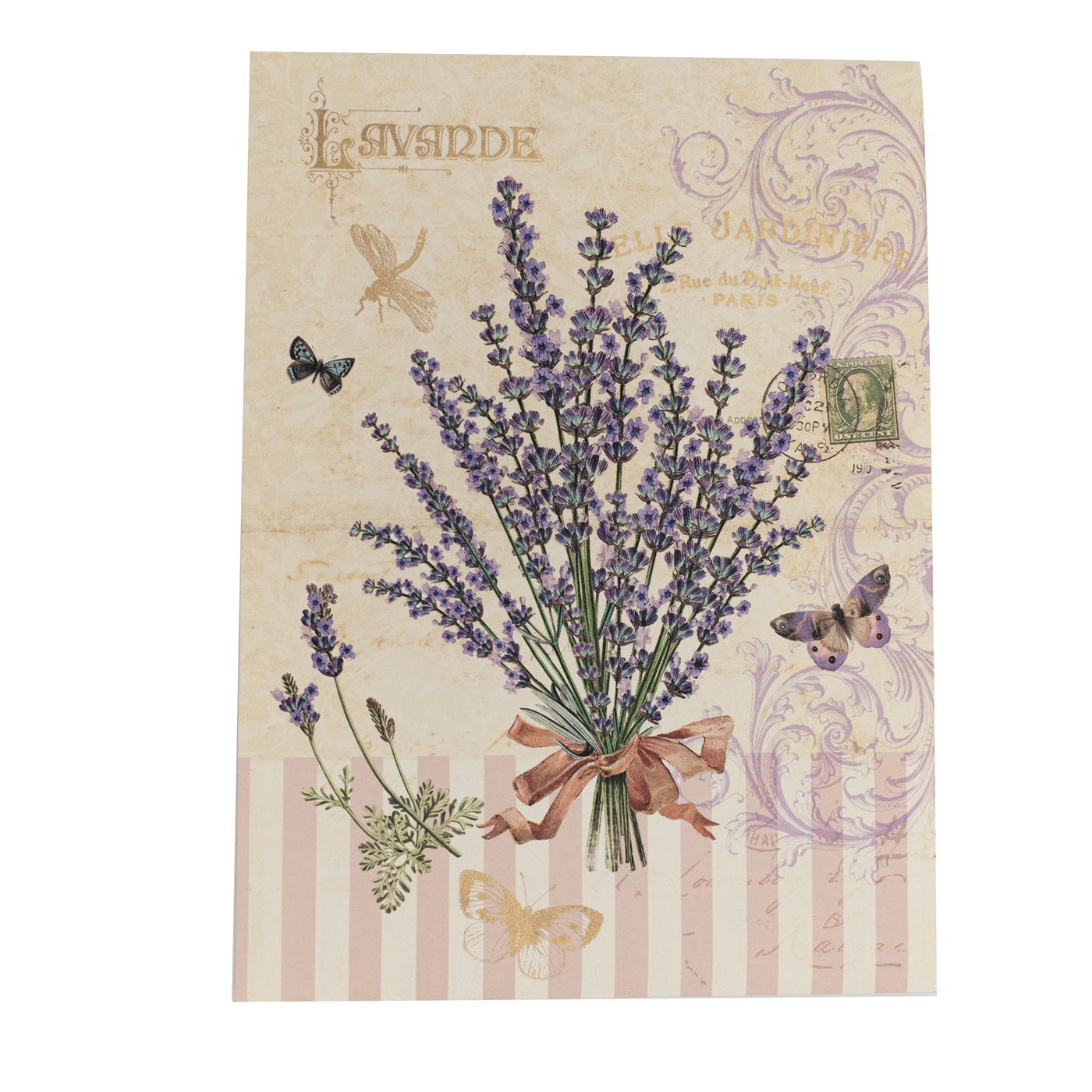 San Lorenzo Writing Sheet Portfolio - Lavanda